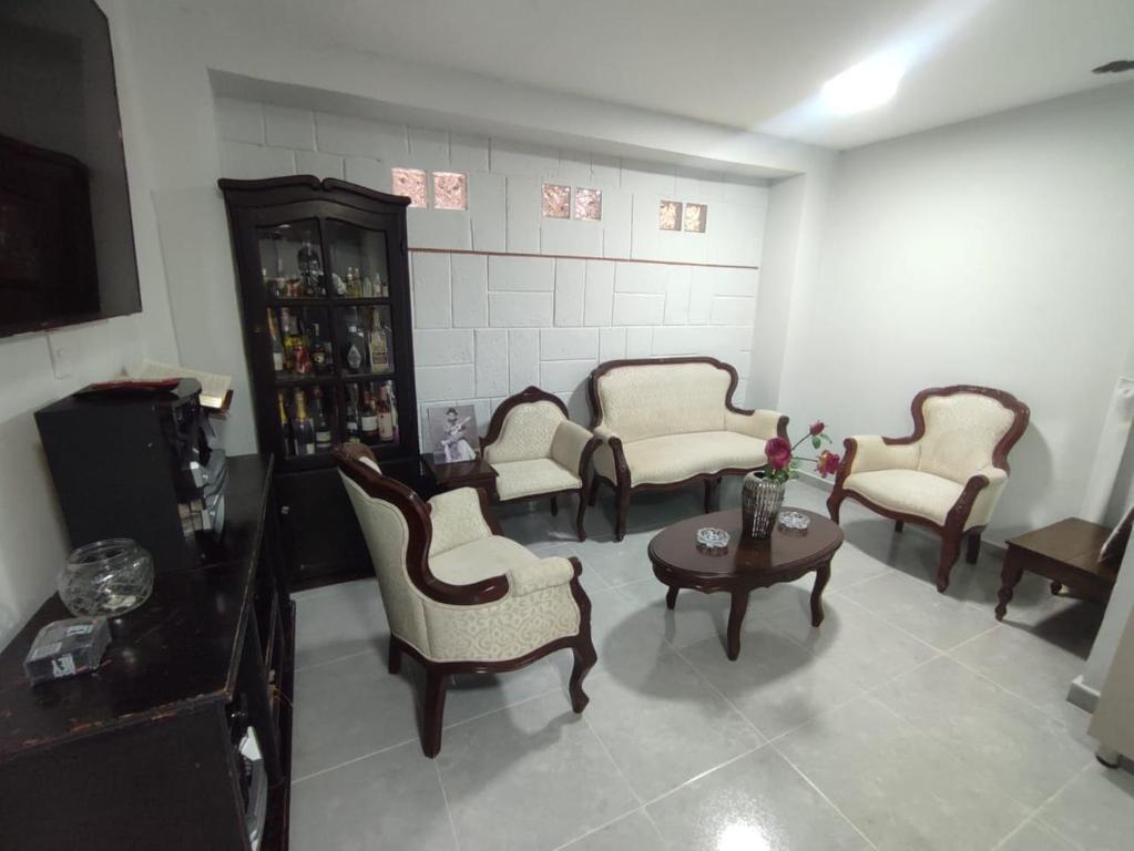 Posezení v ubytování Casa hotel la 33