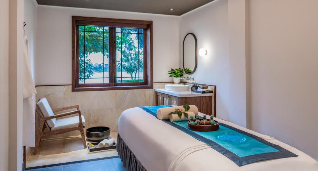 Posezení v ubytování Anantara Hoi An Resort