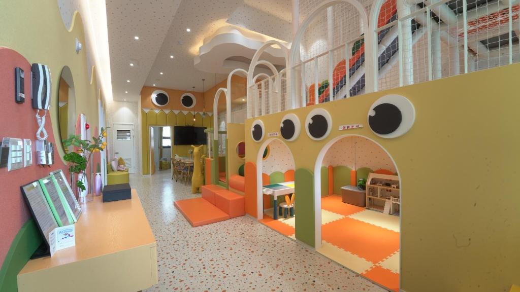 Dětský klub v ubytování Almond Kids Poolvilla Nampo
