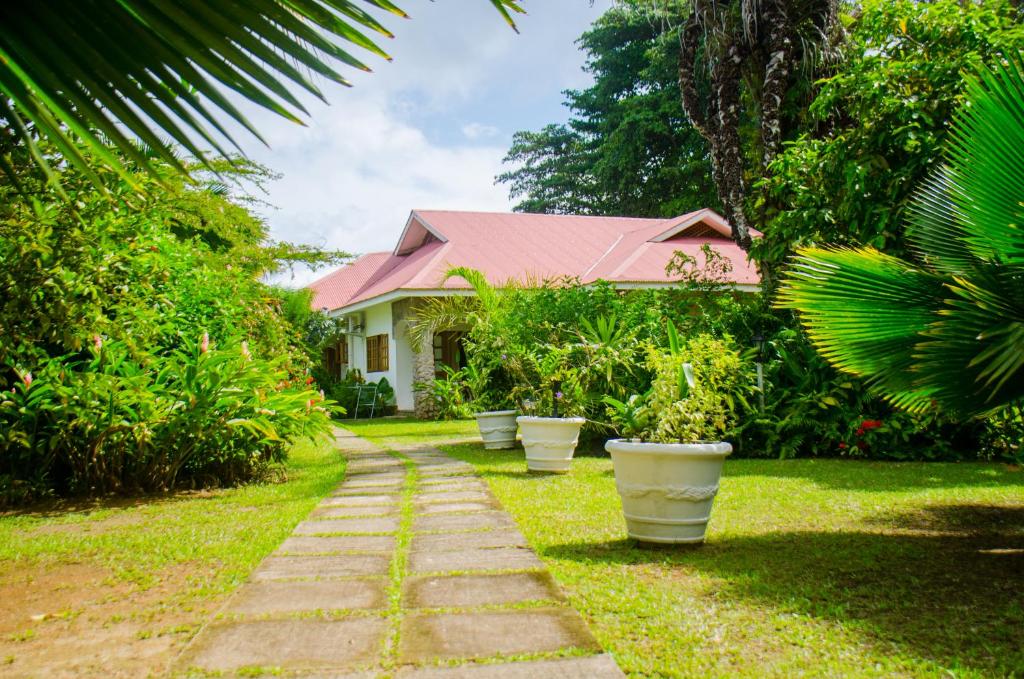 Zahrada ubytování Villa Rafia