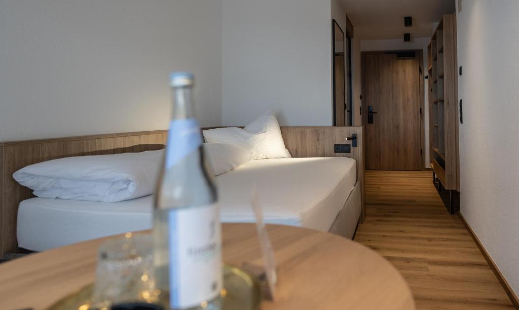 Postel nebo postele na pokoji v ubytování Hotel Lamtana