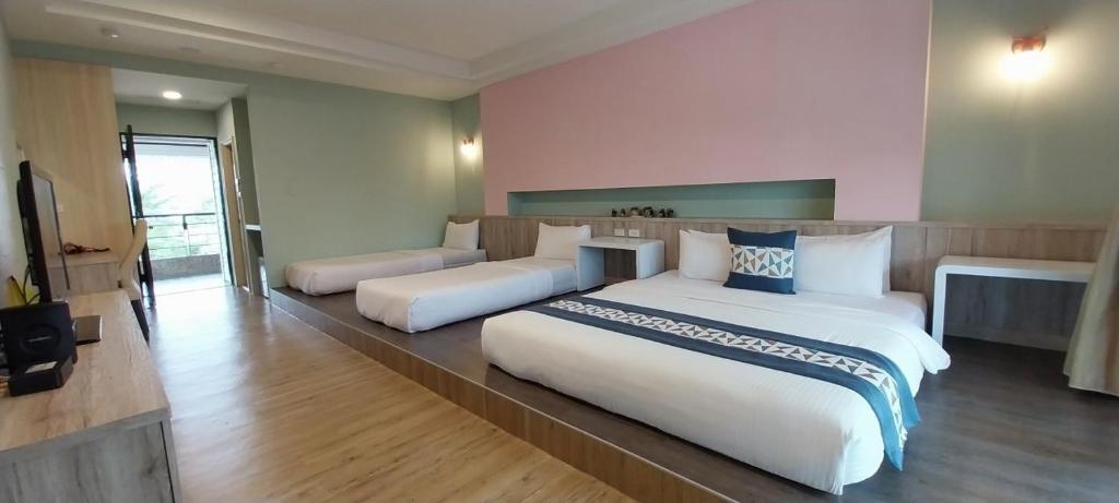 Postel nebo postele na pokoji v ubytování Coconutpalm Home