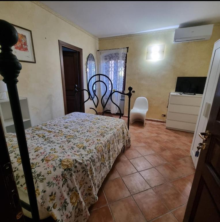 Postel nebo postele na pokoji v ubytování Dimora D'Offizi
