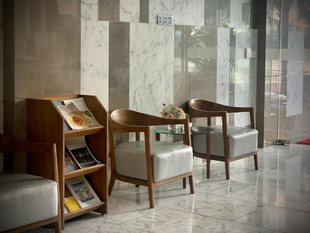 Posezení v ubytování Avora Hotel