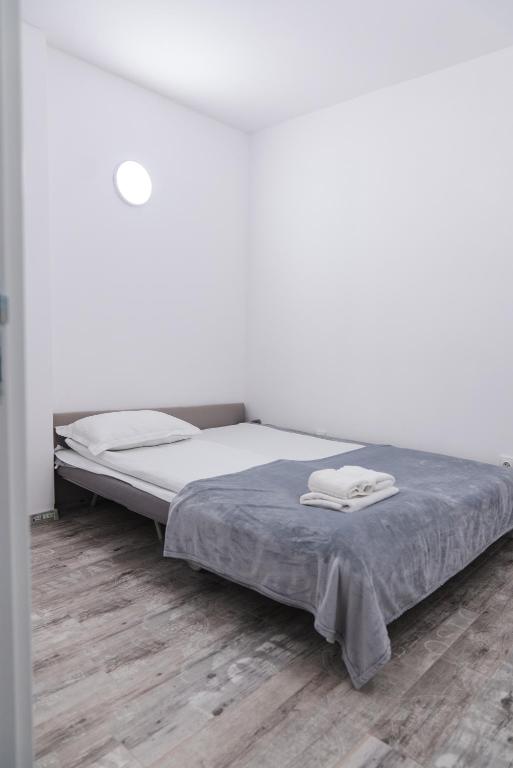 Postel nebo postele na pokoji v ubytování Myda