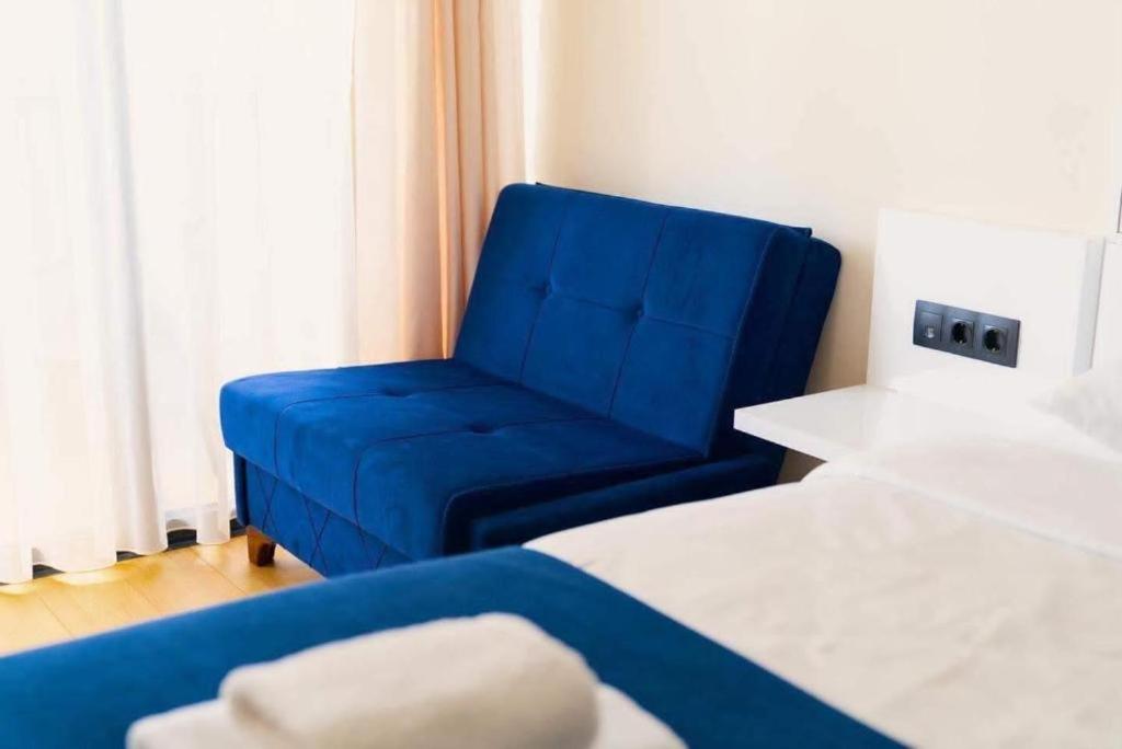 Postel nebo postele na pokoji v ubytování Holliday in Orbi