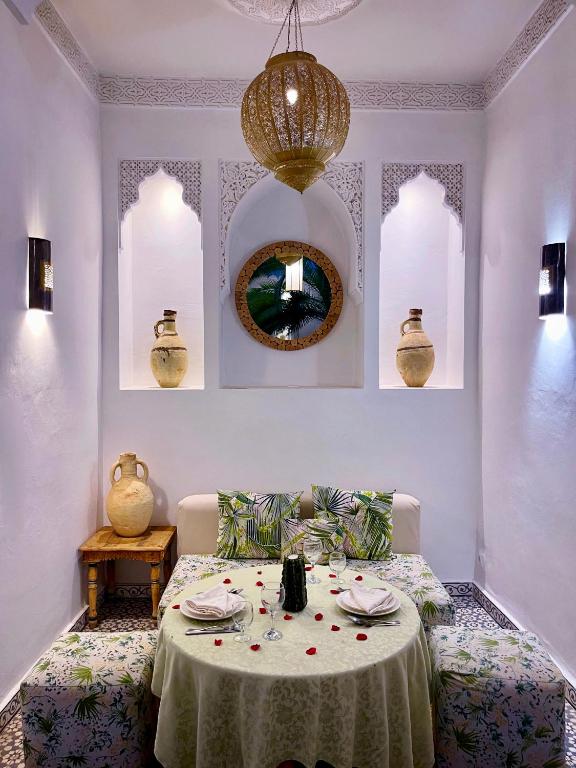 Posezení v ubytování Riad Fabiola Et Spa By La Siredrah