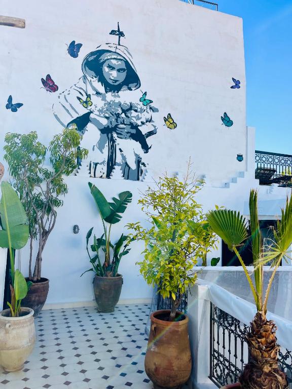 Zahrada ubytování Riad Fabiola Et Spa By La Siredrah