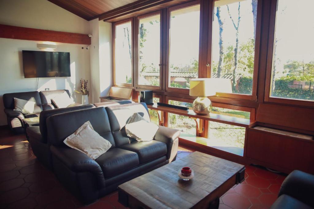 Posezení v ubytování Guest House La Selvotta