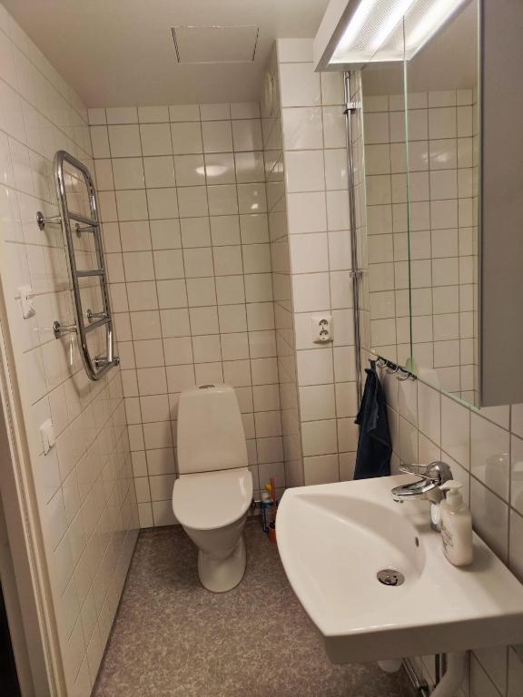 Koupelna v ubytování Orebro Hideaway