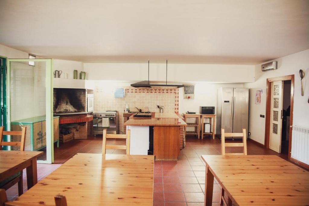 Kuchyň nebo kuchyňský kout v ubytování Guest House La Selvotta