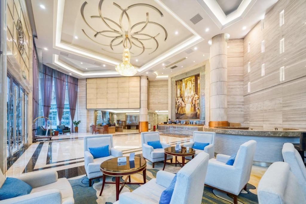 Posezení v ubytování Dayhello Hotel Shenzhen Shekou