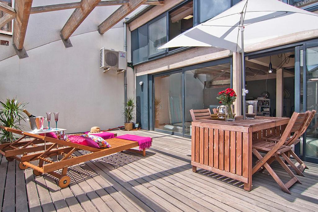 Balkón alebo terasa v ubytovaní My Space Barcelona Executive Apartments Center