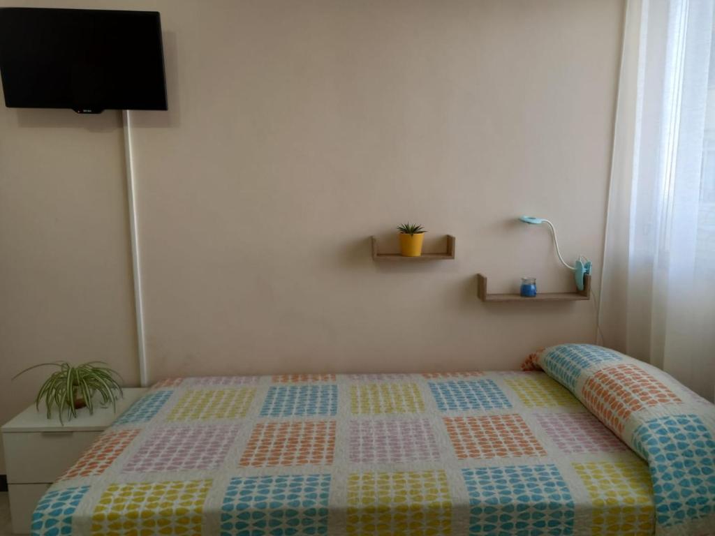 Posteľ alebo postele v izbe v ubytovaní Albergue Agarimo