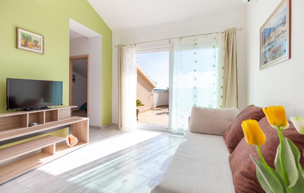 TV a/nebo společenská místnost v ubytování Apartments Kike