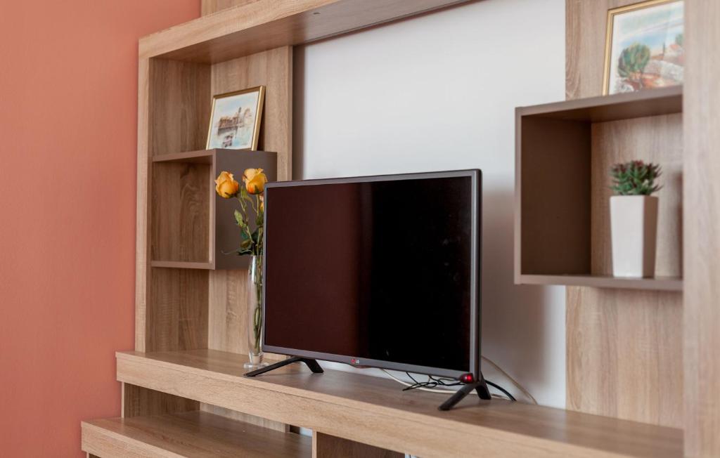 TV a/nebo společenská místnost v ubytování Apartments Kike