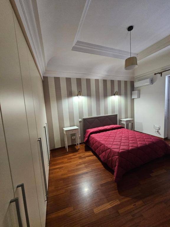 A bed or beds in a room at MeliKris home