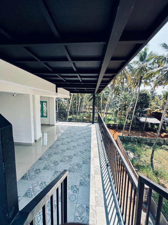 Balkón nebo terasa v ubytování Breeza Homes, Technopark, Trivandrum
