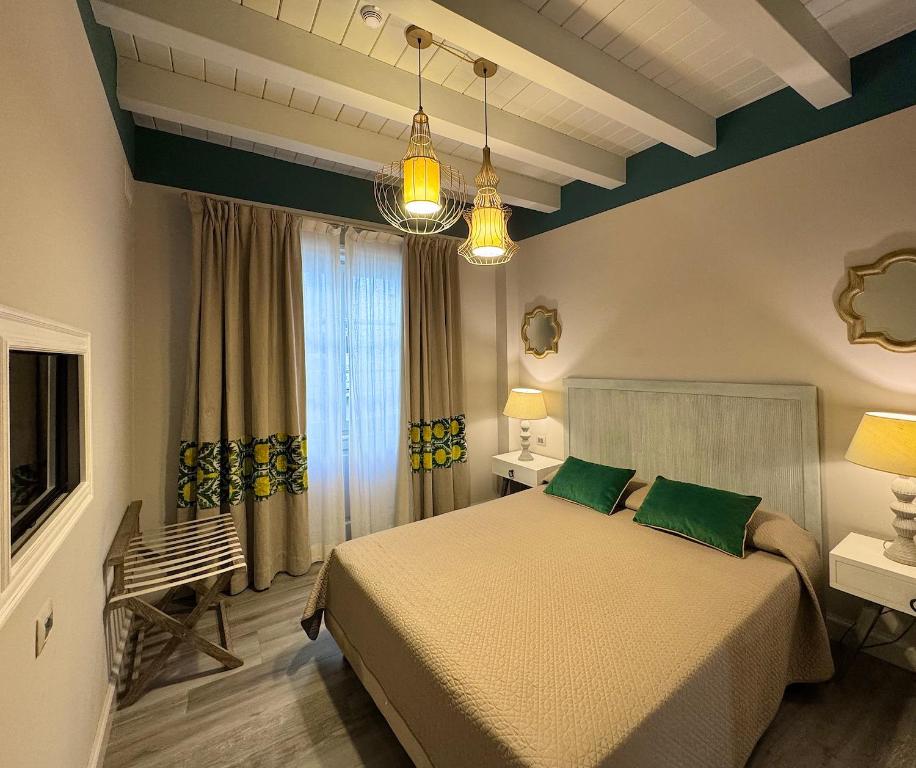 Posteľ alebo postele v izbe v ubytovaní Hotel San Michele