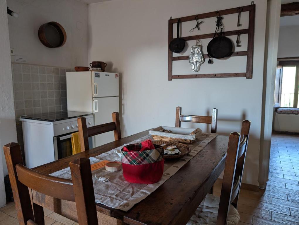 Kuchyň nebo kuchyňský kout v ubytování Cuore del Castello