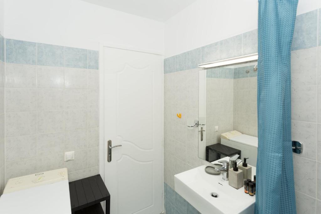 Koupelna v ubytování Eleni Apartments