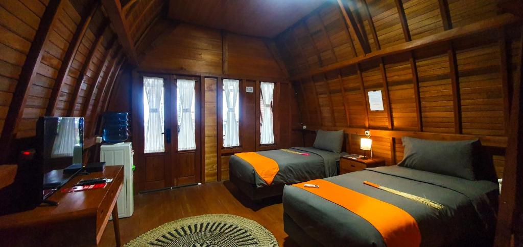 Postel nebo postele na pokoji v ubytování Palma Beach Resort