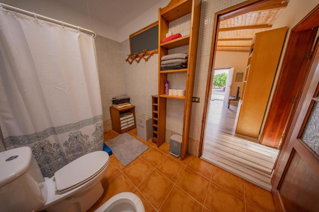 Koupelna v ubytování Casa Rural Buda Terra