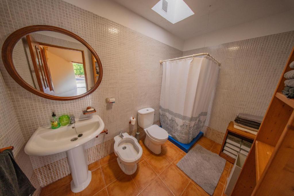 Koupelna v ubytování Casa Rural Buda Terra