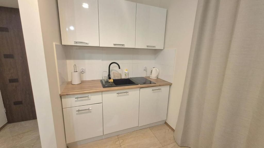 Kuchyňa alebo kuchynka v ubytovaní Topolowa Apartament z klimatem- Topolowa/Rynek/PKP