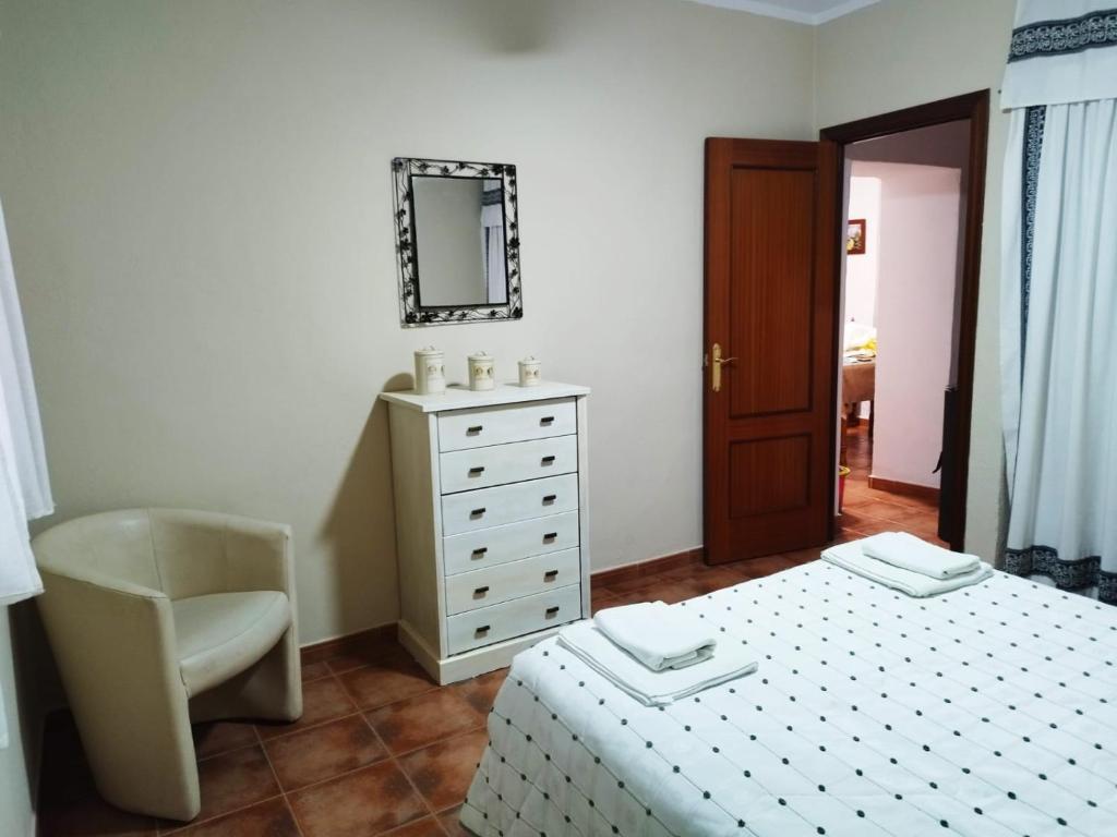 Posteľ alebo postele v izbe v ubytovaní Casa Rural Vista Bella