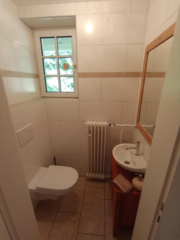 Koupelna v ubytování Refugium Klosterhaus Nettersheim