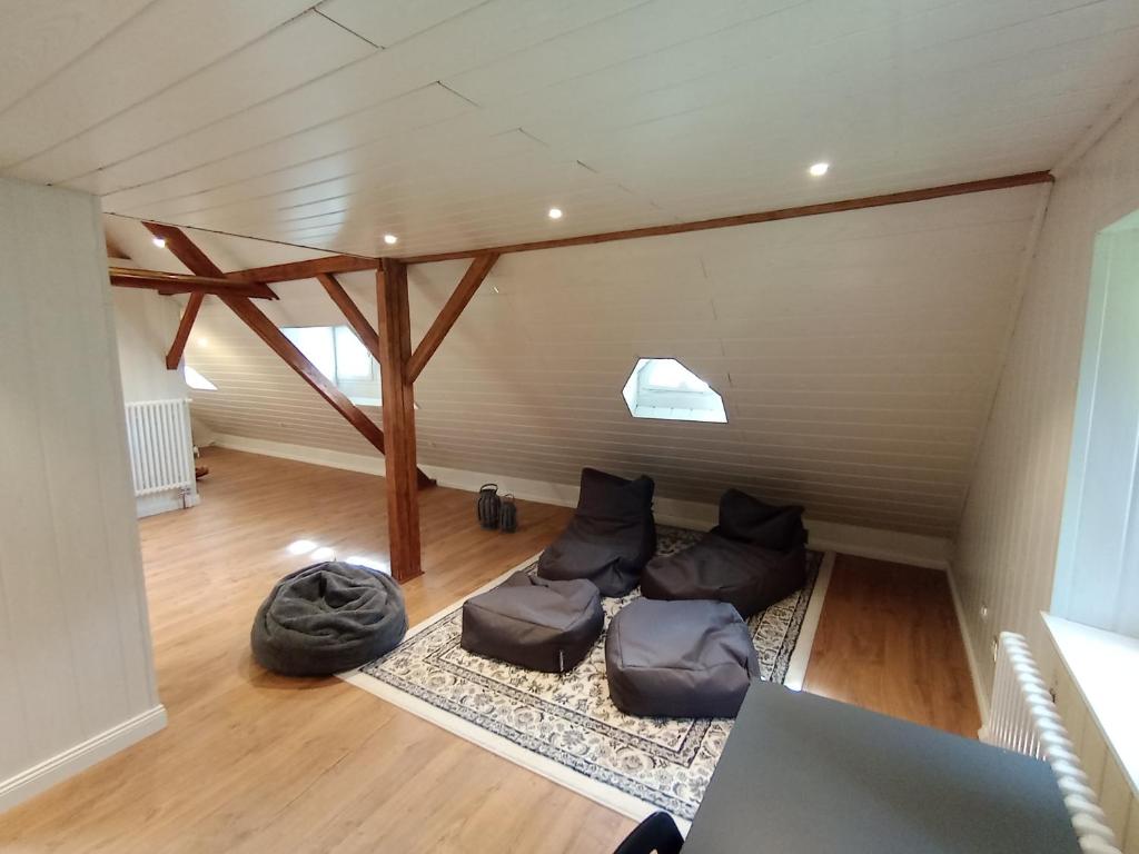 Posezení v ubytování Refugium Klosterhaus Nettersheim