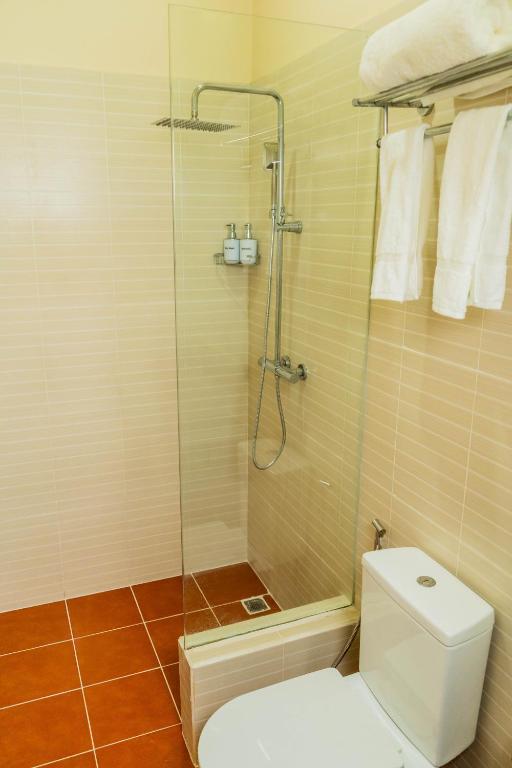 Koupelna v ubytování Pearl Dhigurah