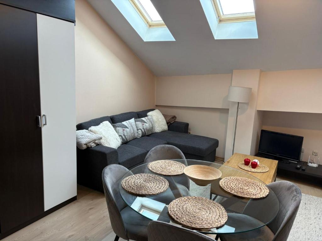 Χώρος καθιστικού στο Bansko Spomar