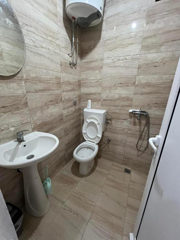 Koupelna v ubytování Apartments Bettii
