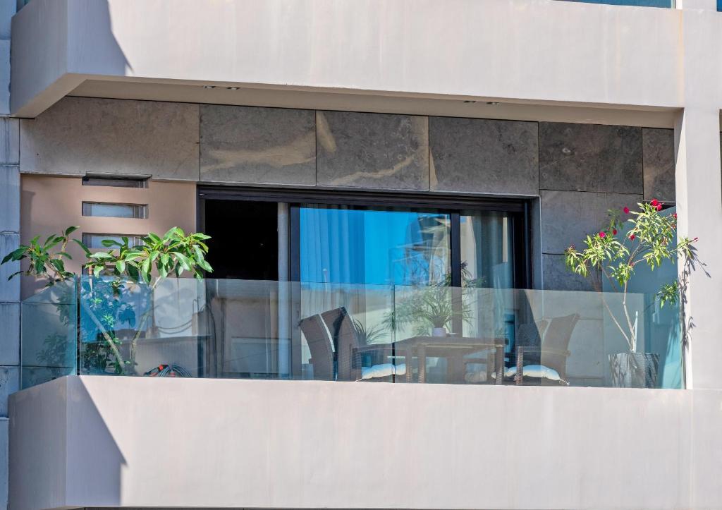 Balkón alebo terasa v ubytovaní Onyx city Center Apartment With parking