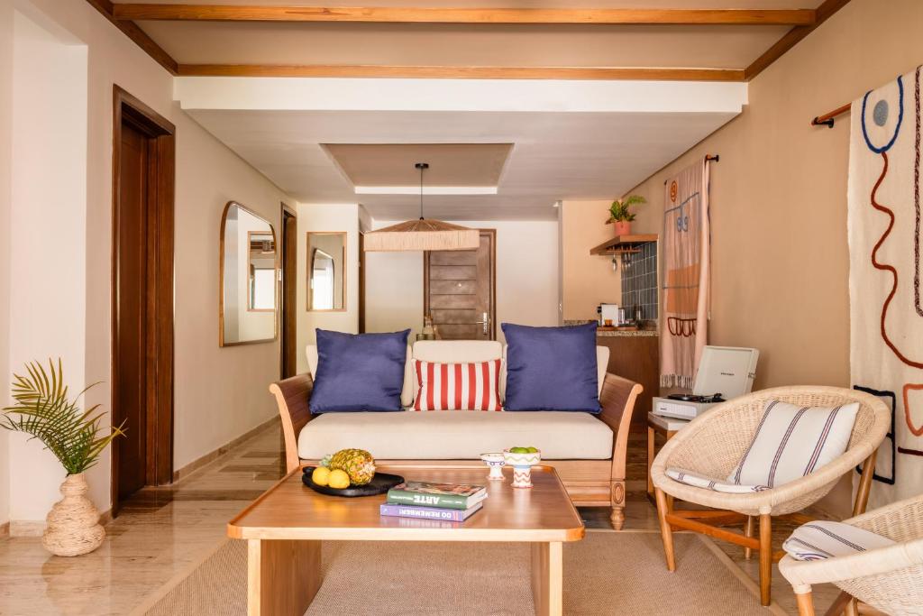 Posezení v ubytování Zel Punta Cana- All inclusive