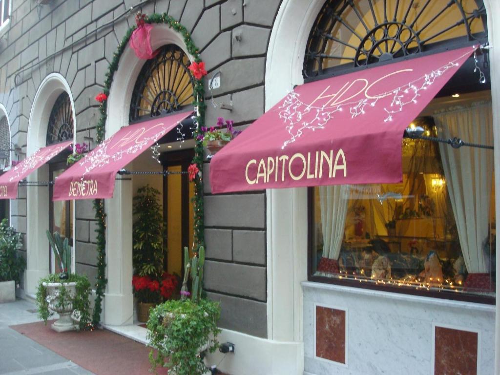Certifikát, hodnocení, plakát nebo jiný dokument vystavený v ubytování Hotel Demetra Capitolina
