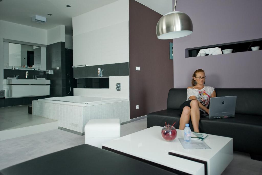 Posezení v ubytování Hotel Magnus Trenčín
