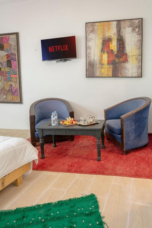 Posezení v ubytování Abraj Bladi Resort