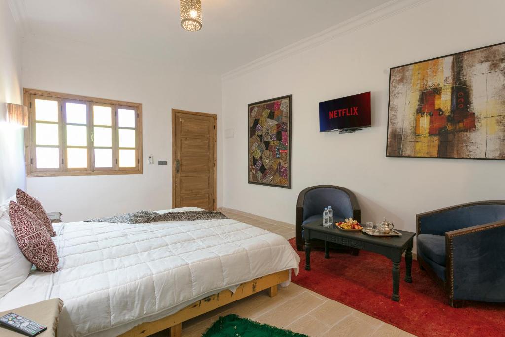 Postel nebo postele na pokoji v ubytování Abraj Bladi Resort