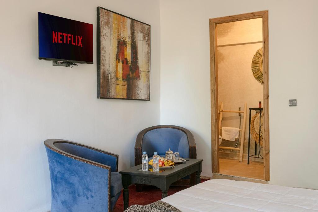 Postel nebo postele na pokoji v ubytování Abraj Bladi Resort