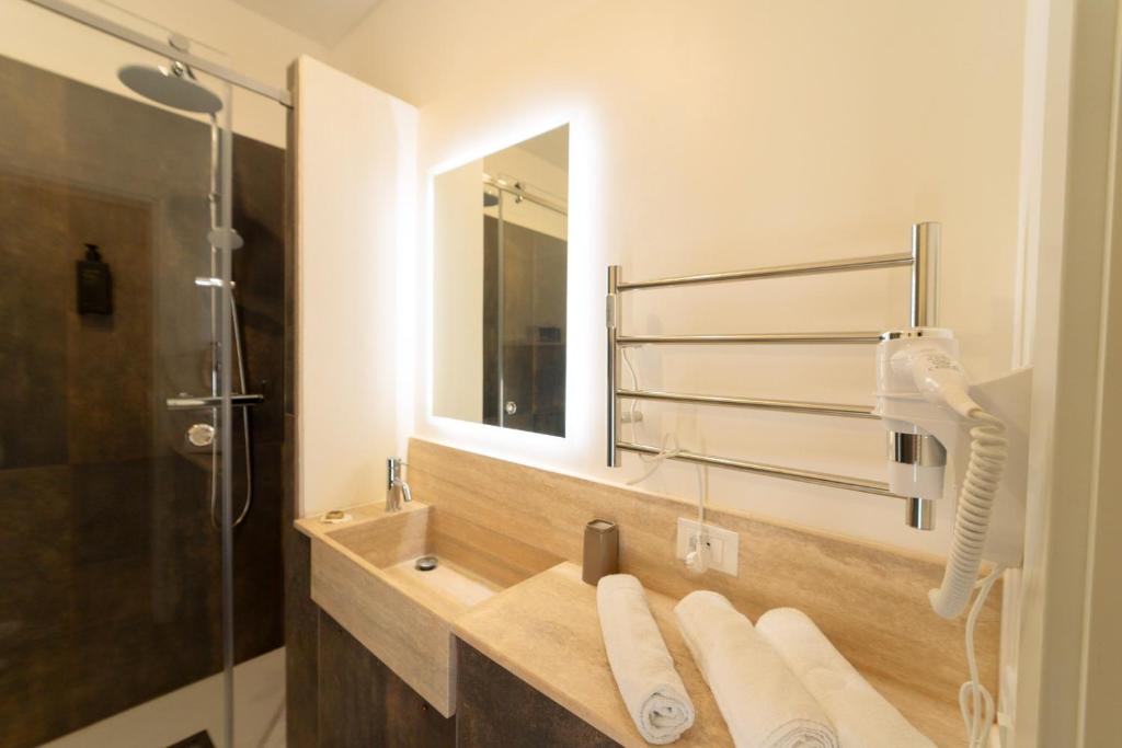 Koupelna v ubytování Hotel Bel 3