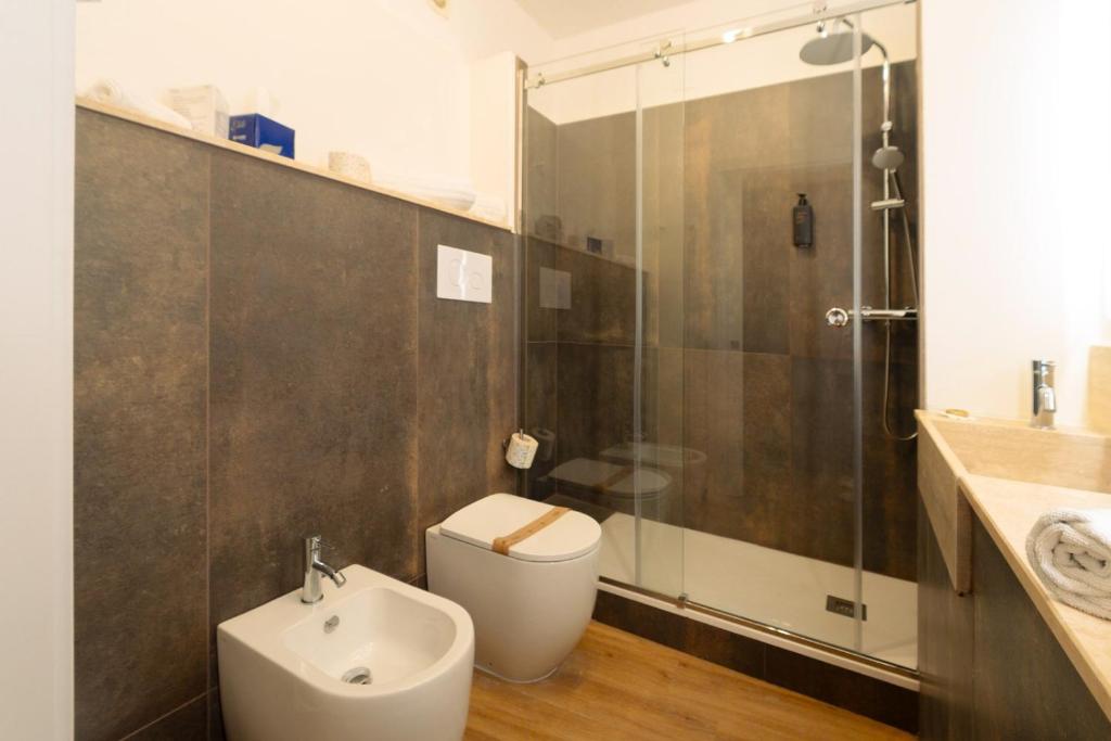 Koupelna v ubytování Hotel Bel 3