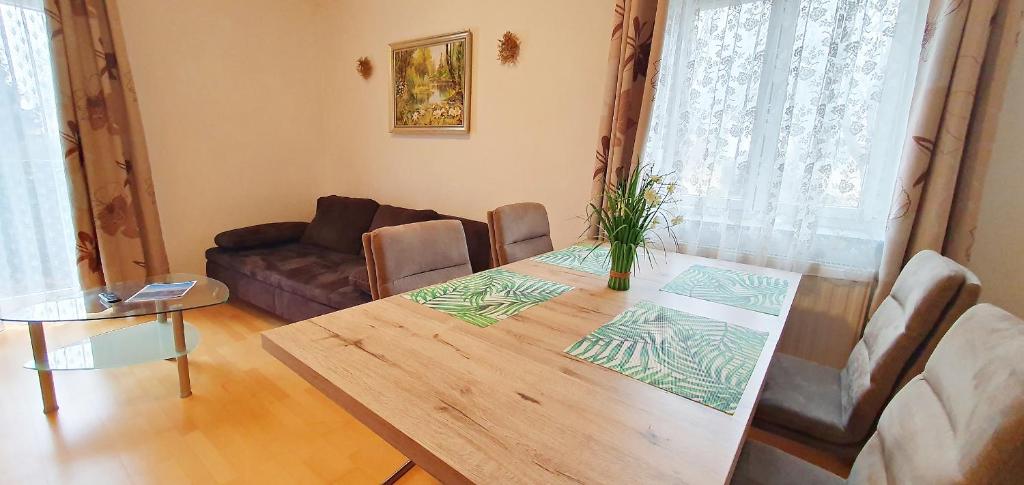 Posezení v ubytování Ferienhaus Pfaffe