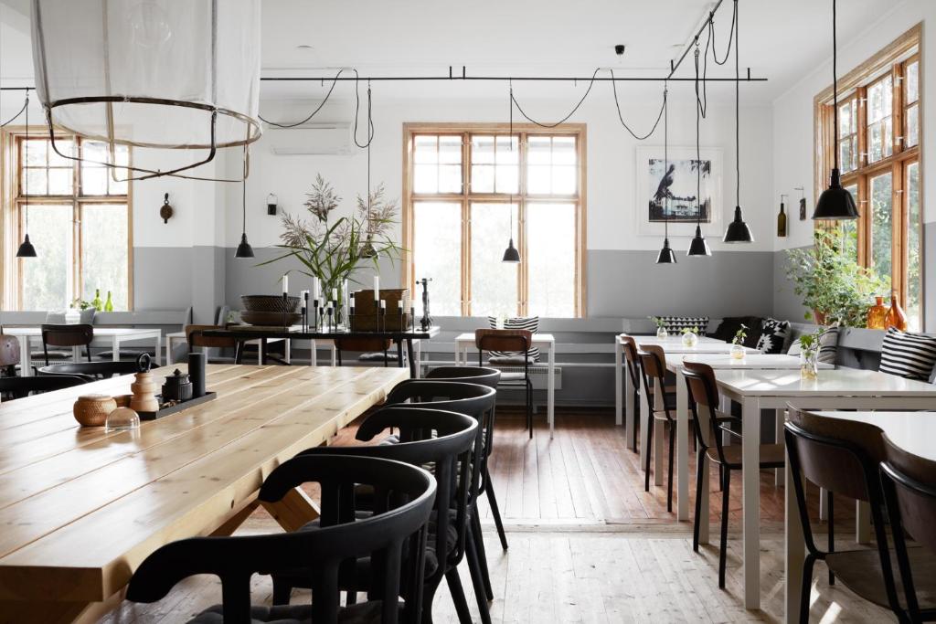 Restaurace v ubytování Sågverket Höga Kusten