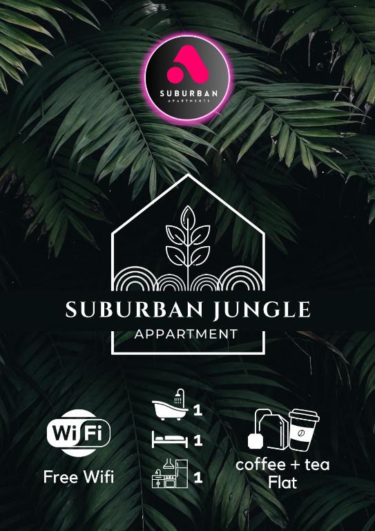 Certifikát, hodnocení, plakát nebo jiný dokument vystavený v ubytování Suburban Jungle