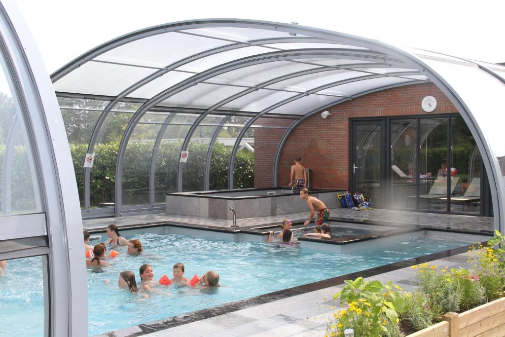 Bazén v ubytování Vakantiepark de Luttenberg nebo v jeho okolí