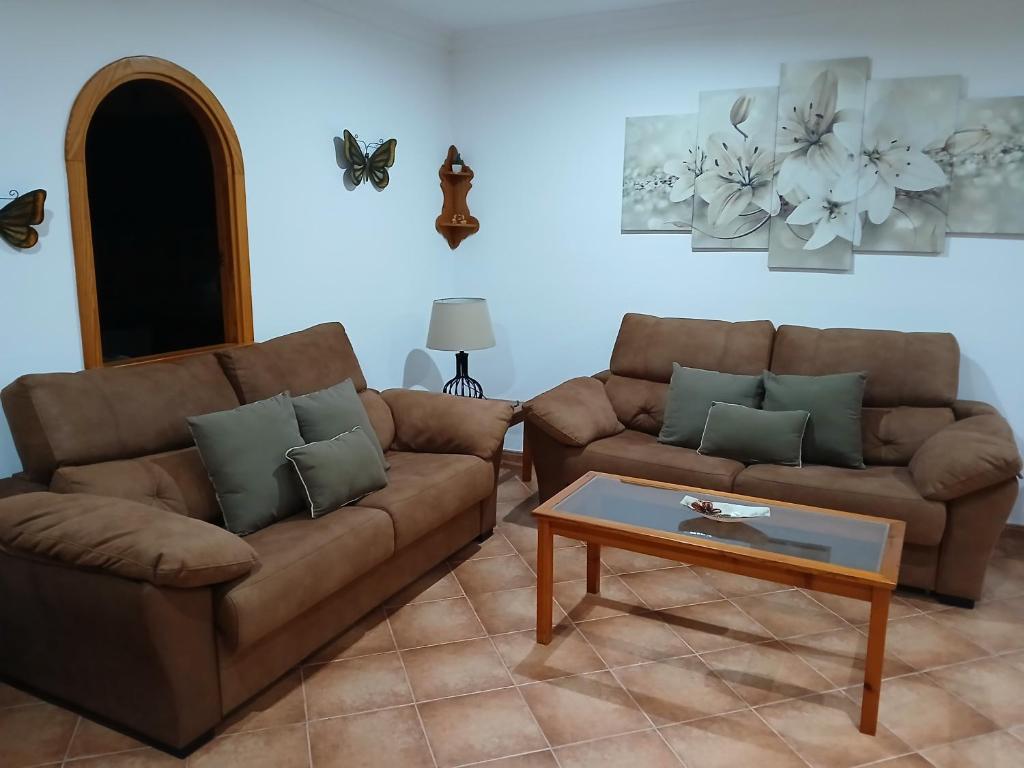 Posezení v ubytování Villa Moll