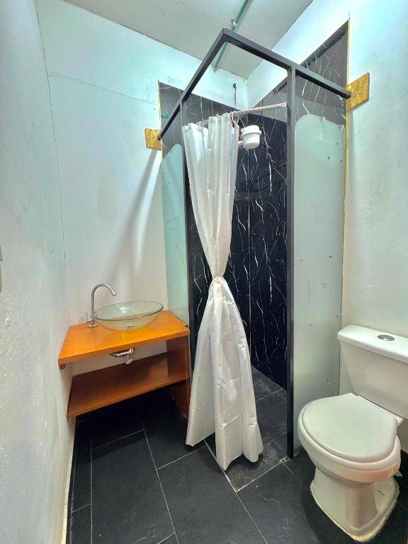 Koupelna v ubytování Casa Cordoba
